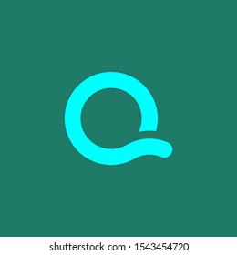 simple and clean letter q logo