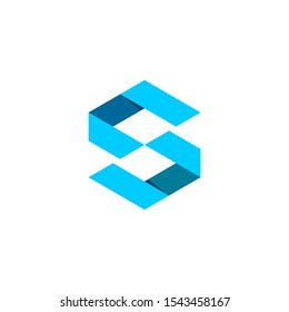 simple and clean letter S logo