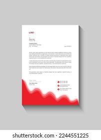 Einfaches und sauberes Briefkopfdesign