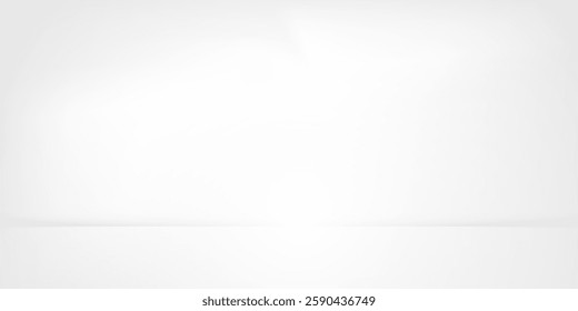 Simple and clean light box space vector design background. Stylish gray abstract card. Trendy blank backdrop texture.