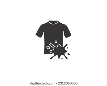 Simple clean line icon  that contains broom, spray, washing, sponge, bucket, laundry, tshirt