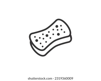 Simple clean line icon  that contains broom, spray, washing, sponge, bucket, laundry, tshirt