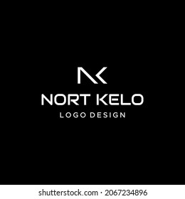 A simple and clean logo about geometric NK letters.
EPS 10, Vector.