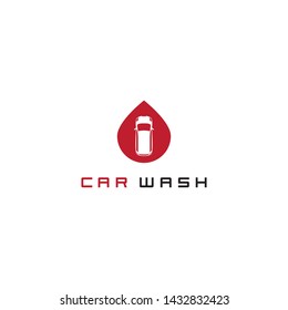 simple and clean logo design for car wash