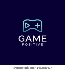 simple and clean logo design for game