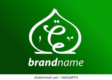 Simple and clean logo design initial C shaped like a Mosque dome.