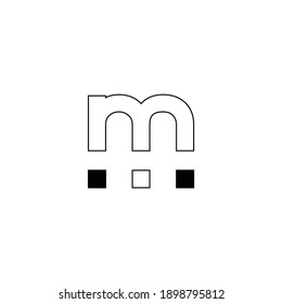 Concepto simple y limpio de la letra del logotipo. Plantilla de diseño de logotipo de letra inicial minimalista para identidad de marca comercial.