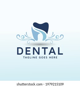 Logotipo simple y limpio para el logotipo de un odontólogo local
