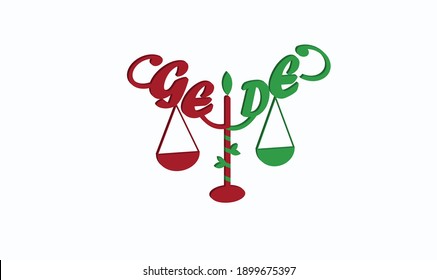 
simple clean logo minimalist illustration scales libra