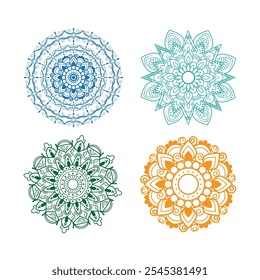 simple clean mandala template vector design
