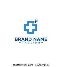einfache und saubere Vorlage für das medizinische Logo für Ihr Unternehmen 