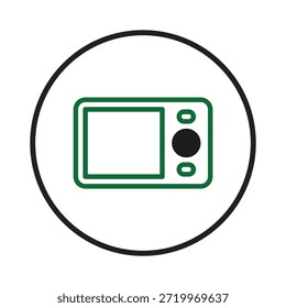 A simple and clean minimalist camera icon ideal for web design, app interfaces, or any project needing a visual representation of digital photography or video equipment. Features a contemporary