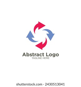 Simple Clean Modern Arrow Logo Element