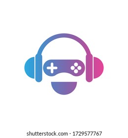 Simple Clean Modern Gamer Logo. Concept Vector.