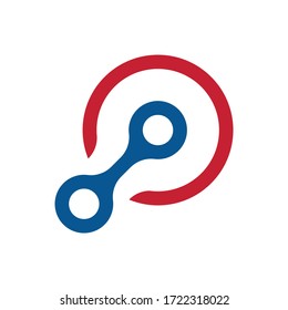 Simple Clean Modern Piston Machine Gear Logo Concept Vector