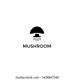 simple, clean, modern, unique and fun mushroom logo design illustration inspiration. mushroom.