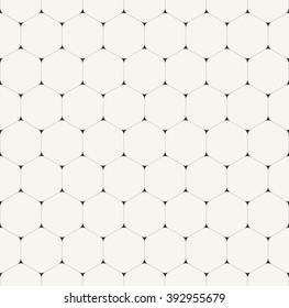 Simple clean modern volumetric hexagonal background - vector seamless pattern