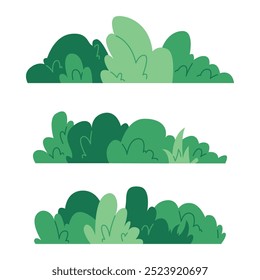 Simple clean and neat bush illustration