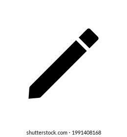 Simple And Clean Pencil Icon Vector