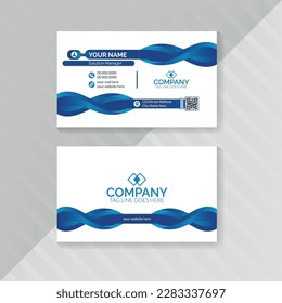 Simple and clean print-ready card design Professional Creative Modern Double-sided vector Business Card Template.Stationery Design