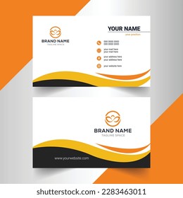 simple and clean professional business card template