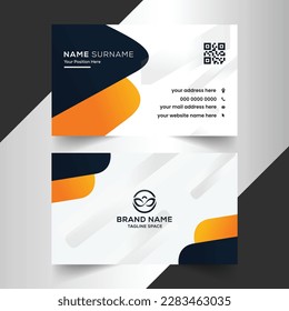 simple and clean professional business card template