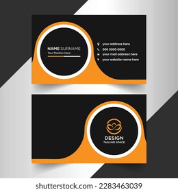 simple and clean professional business card template