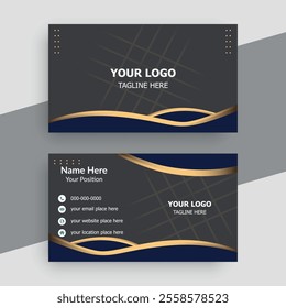 simple and clean professional business card template