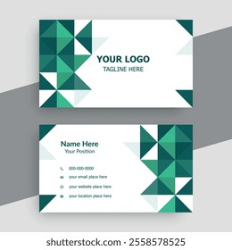 simple and clean professional business card template