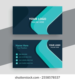 simple and clean professional business card template