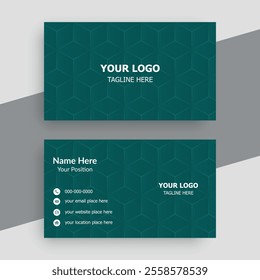 simple and clean professional business card template