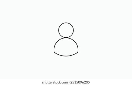 Simples limpo profissional Símbolos humanos, Ícone usado para sites de aplicativos móveis