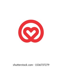 simple and clean rounded love
