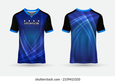 Simple and clean sports jersey design vector and t shirt template sports design background.