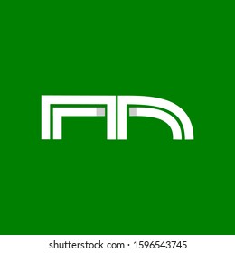 Simple and clean template logo initial m for business or company vector eps 10