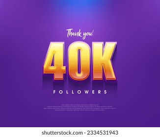 Simple y limpio gracias diseño para 40 mil seguidores.