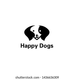 simple, clean, unique, playful and fun logo design with dog illustration inspiration