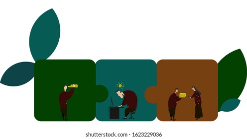 simple and clean vector flat illustration design; for your website; landing page flat vector design illustration: the concept of selling online