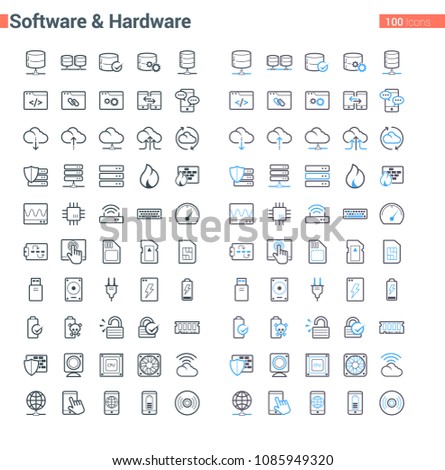 Simple and clean Vector line Business icons set. Set of 50 Business Icons suitable for Banner, Bunting, User Interface, Website, Infographics, and Applications.