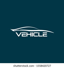 simple and clean vehicle logo 