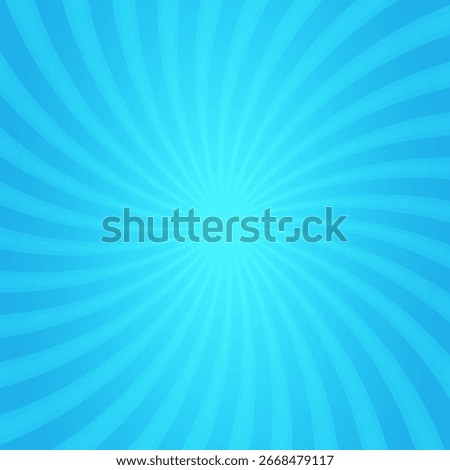 Simple Clean Vibrant Light Blue Starburst Square Background Design