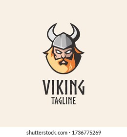 Plantilla de diseño del logotipo de la mascota de la cabeza vitícola simple y limpia con fondo aislado