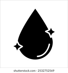 simple clean water vector icon design