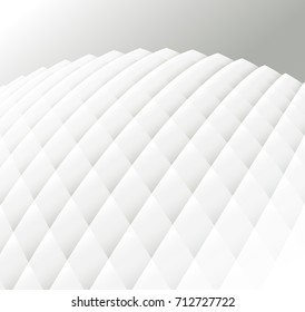  Simple clean white background texture. 3D Vector interior wall panel pattern.