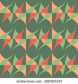 Simple and clear geometric shapes will decorate any surface or thing and make it attractive. Abstract seamless pattern for prints, textile, web, advertising and any design projects.