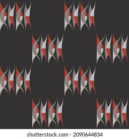 Simple and clear geometric shapes will decorate any surface or thing and make it attractive. Abstract seamless pattern for prints, textile, web, advertising and any design projects.