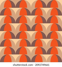 Simple and clear geometric shapes will decorate any surface or thing and make it attractive. Abstract seamless pattern for prints, textile, web, advertising and any design projects.