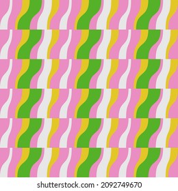 Simple and clear geometric shapes will decorate any surface or thing and make it attractive. Abstract seamless pattern for prints, textile, web, advertising and any design projects.