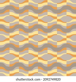 Simple and clear geometric shapes will decorate any surface or thing and make it attractive. Abstract seamless pattern for prints, textile, web, advertising and any design projects.