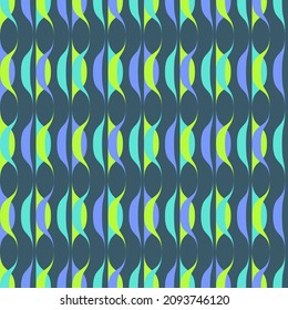 Einfache und klare geometrische Formen verzieren jede Oberfläche oder jedes Ding und machen sie attraktiv. Abstrakte nahtlose Muster für Drucke, Textilien, Web, Werbung und alle Design-Projekte.